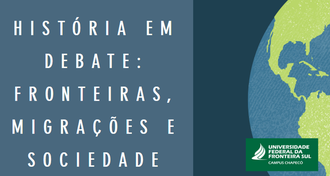 Imagem com fundo azul, com o nome do evento e, à direita, um desenho da Terra. Abaixo, a marca da UFFS - Campus Chapecó