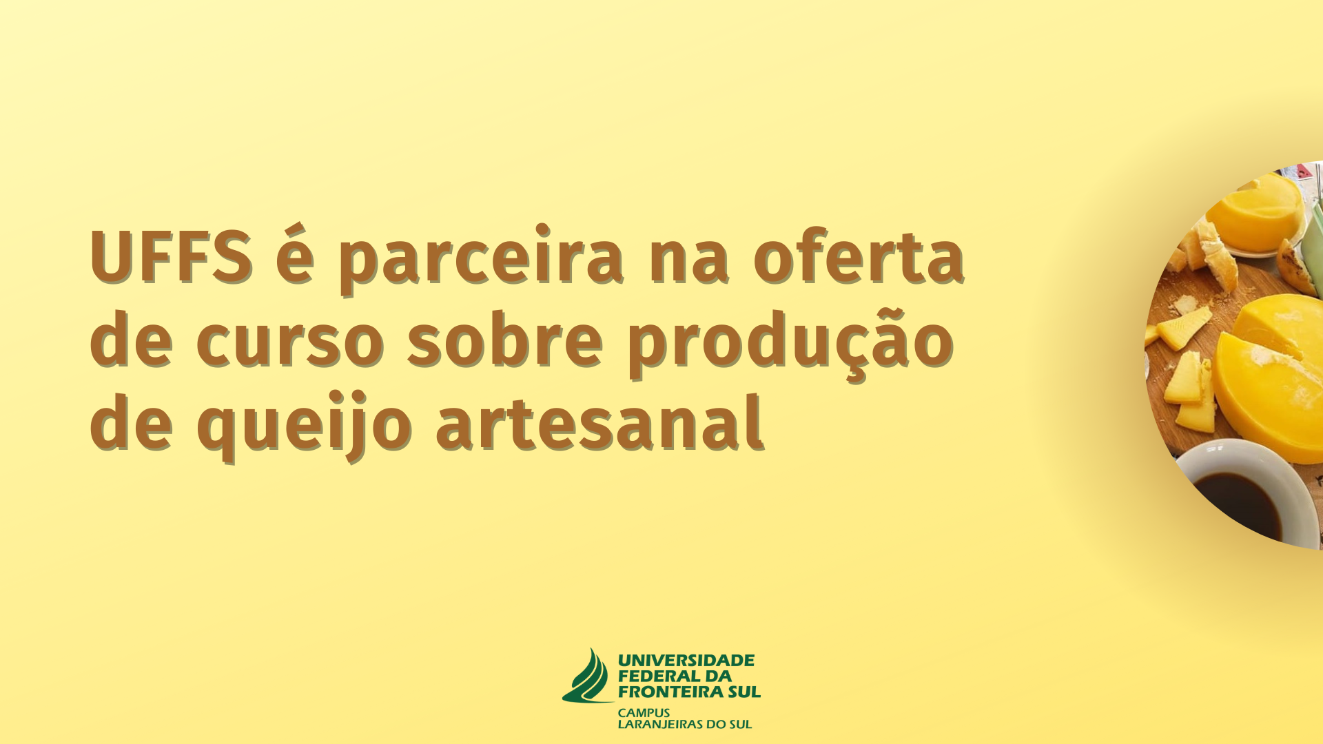 Campus Laranjeiras do Sul é parceiro na oferta de curso sobre produção