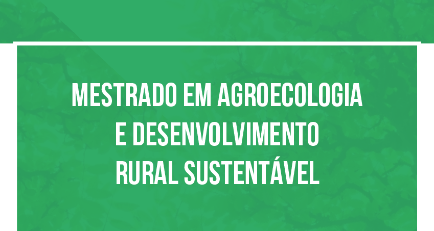 Mestrado Em Agroecologia E Desenvolvimento Rural Sustent Vel Divulga