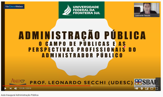 Palestra Administração Pública