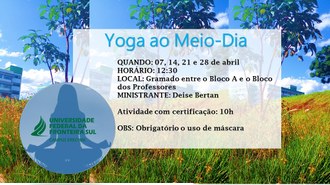 06042022 Oficina de yoga é ofertada no Campus Erechim