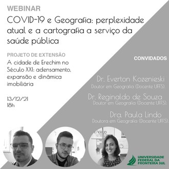 09122021 Covid-19 e Geografia: projeto de Extensão realiza último encontro do ano