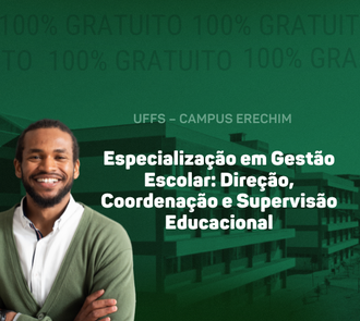 12112024 Prorrogadas inscrições para Especialização em Gestão Escolar: Direção, Coordenação e Supervisão Educacional