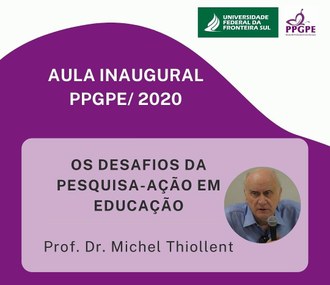 Arte aula inaugural 2020 PPGPE