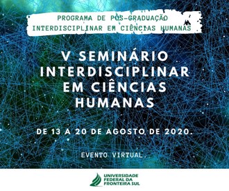 Cartaz com informações sobre seminário no Campus Erechim