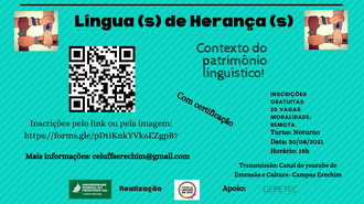 Evento Língua(s) de Herança(s)