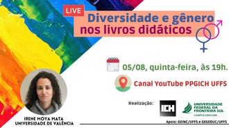 live diversidade e gênero ppgich