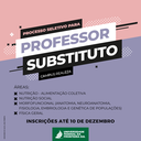 04122023 - Divulgação processo seletivo professores substitutos Campus Realeza