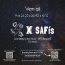 05102022 - Cartaz de divulgação X SAFís