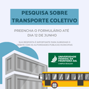 07062022 - Cartaz de divulgação sobre Pesquisa de Transporte coletivo Realeza