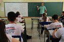 08042019 - Cerca de 40 estudantes, do 1º ao 3º ano do Ensino Médio, participam das aulas de reforço