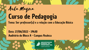 13062022 - Cartaz de divulgação da Aula Magna de Pedagogia Campus Realeza