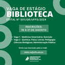 16082024 - Seleção de estágio para Biblioteca Campus Realeza