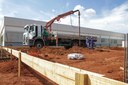 25032021 - Prédio de Almoxarifado/Patrimônio/Manutenção e Terceirizados está sendo construído ao lado do Laboratório 1