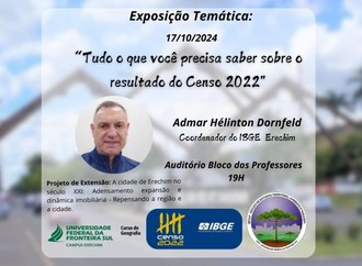 Exposição Temática: “Tudo o que você precisa saber sobre o Censo 2022”