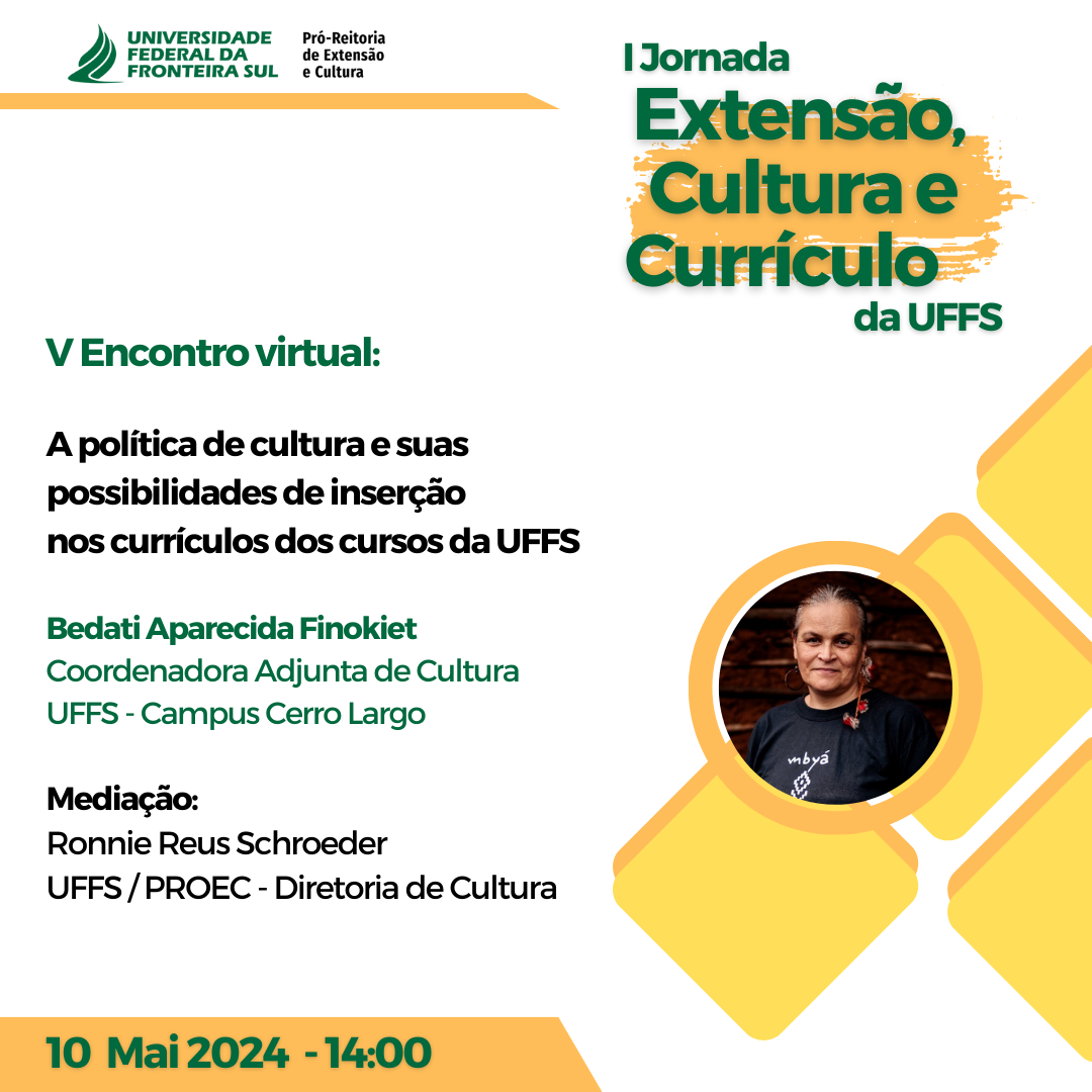 Jornada Extensão, Cultura e Currículo da UFFS