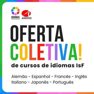 Cursos de idiomas Rede Andifes IsF