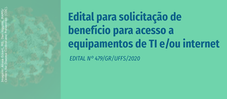 Cartaz com informações sobre edital de inclusão social