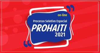 Cartaz com informações seleção prohaiti 2021