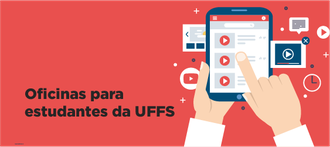 Cartaz com informações oficinas estudantes