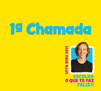 Cartaz primeira chamada sisu 2021