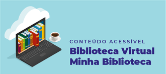 Cartaz com informações minha biblioteca