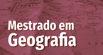 Cartaz com informações seleção mestrado geografia 2021.2