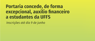 Cartaz com informações sobre auxílios