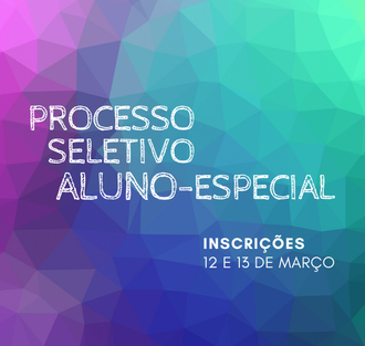 Seletivo aluno-especial 2