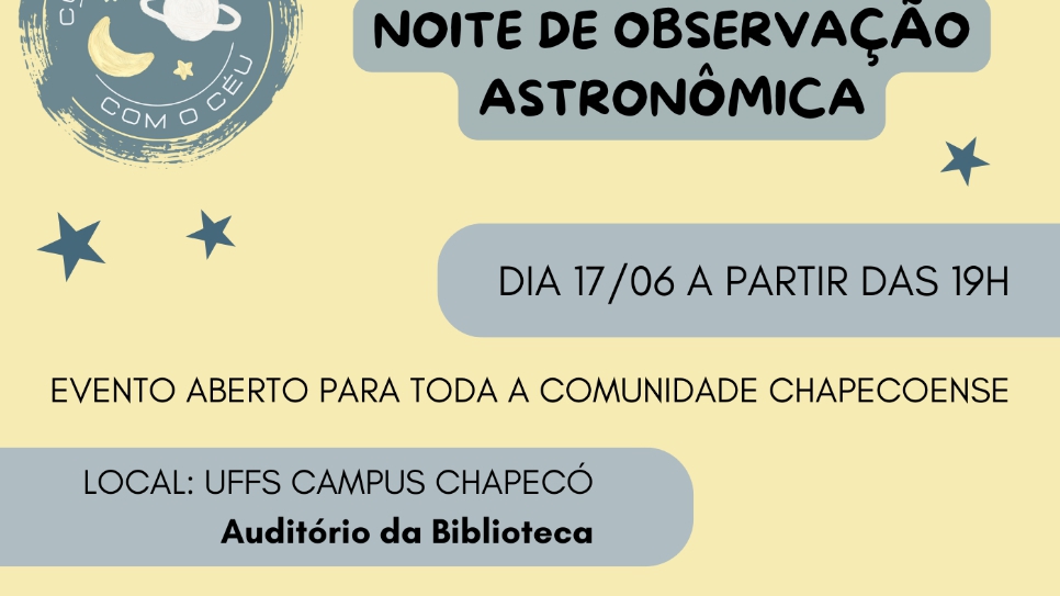 Noite de observação astronômica