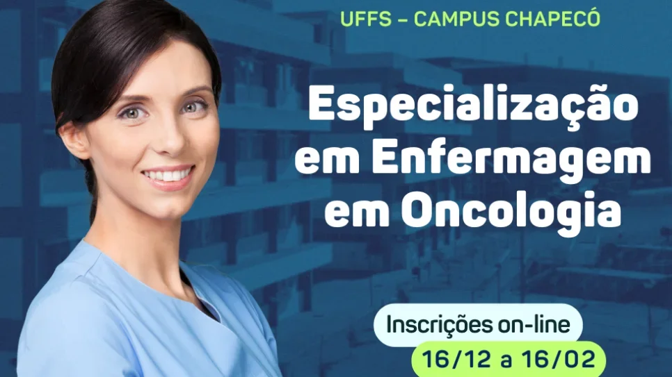 Campus Chapecó abre vagas para especialização em Enfermagem em Oncologia