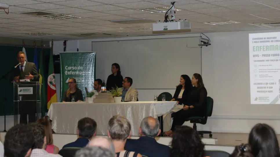 Evento marca início das atividades do Curso de Enfermagem no Campus Passo Fundo