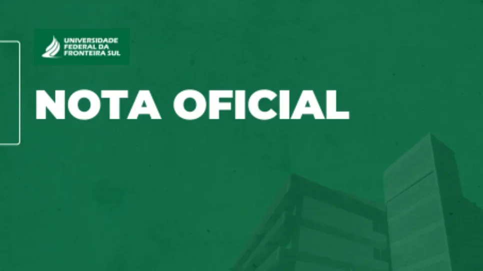 Nota oficial da Reitoria da UFFS