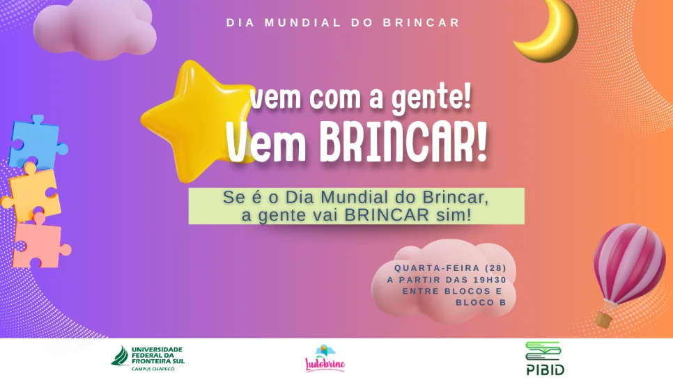 Um convite para… brincar!