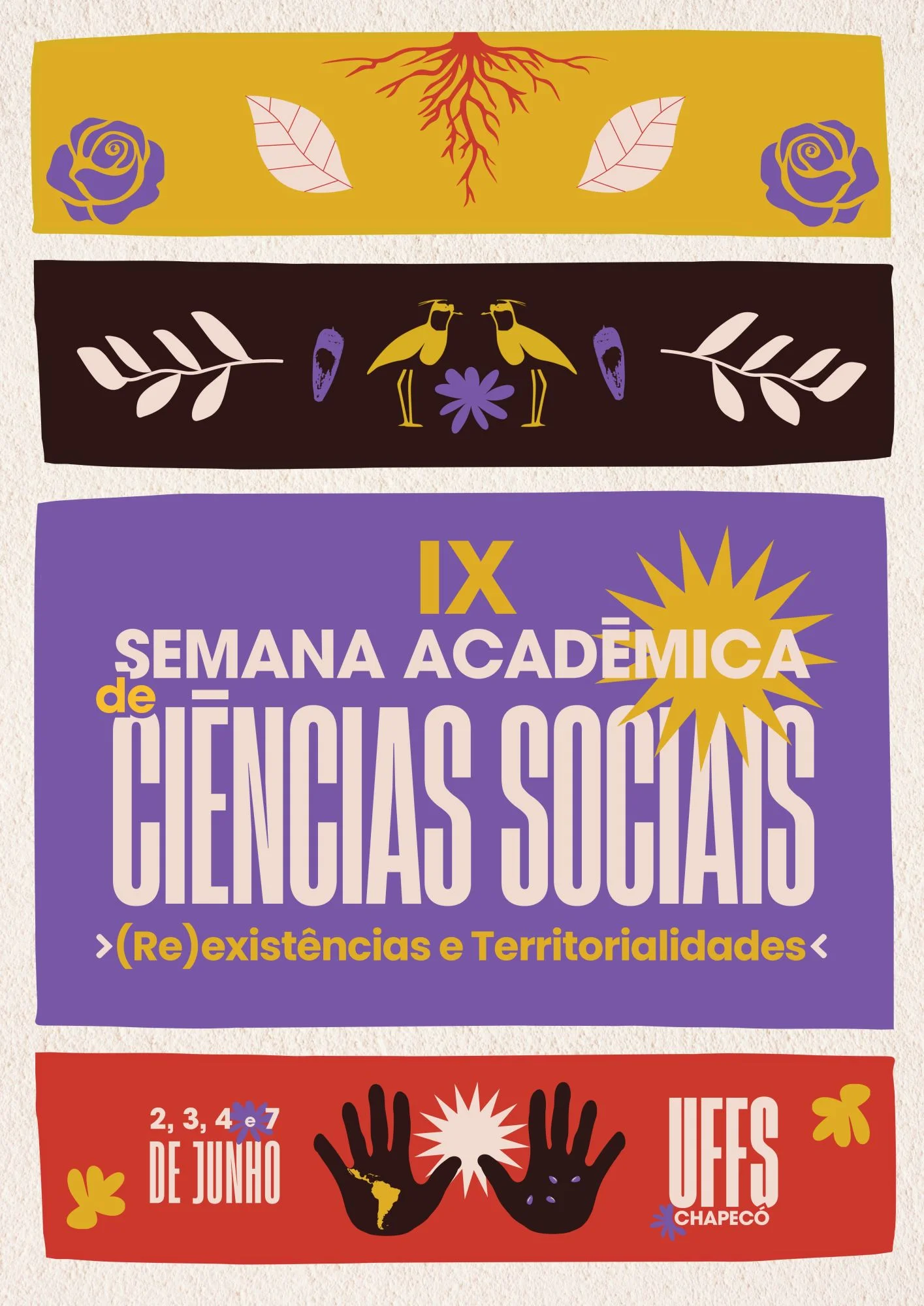 IX Semana Acadêmica de Ciências Sociais  “(Re)existências e Territorialidades”.