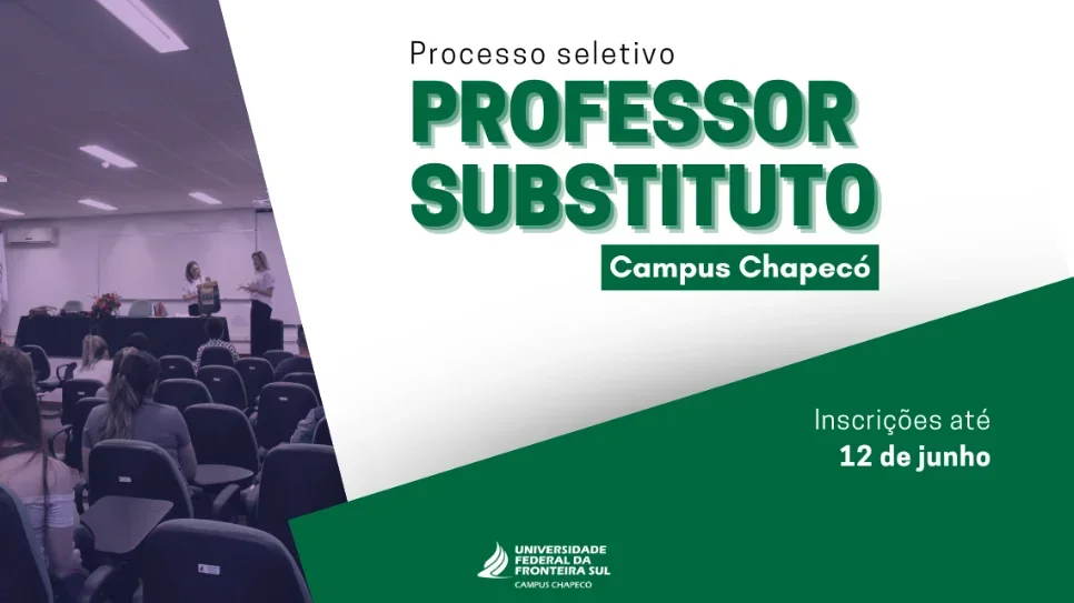 UFFS – Campus Chapecó seleciona professores substitutos