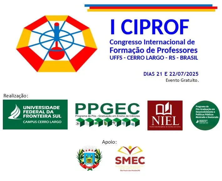 I CIPROF - Congresso Internacional de Formação de Professores