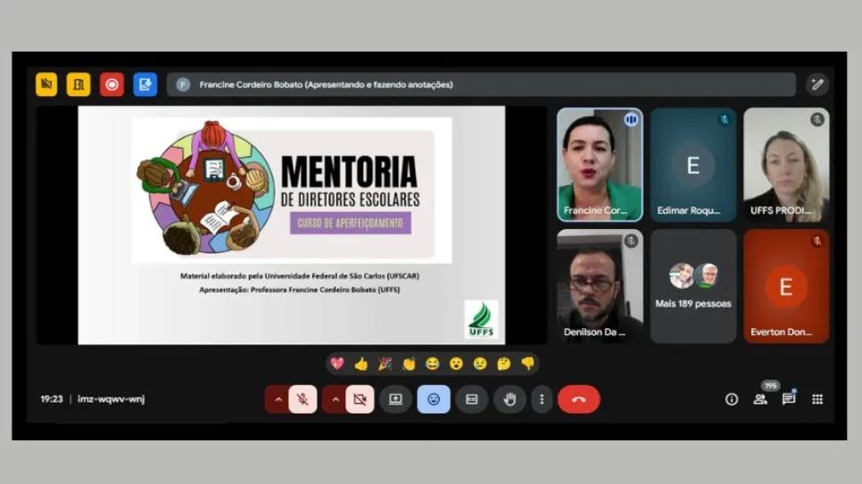 UFFS inicia atividades do Curso Aperfeiçoamento em Mentoria de Diretores Escolares