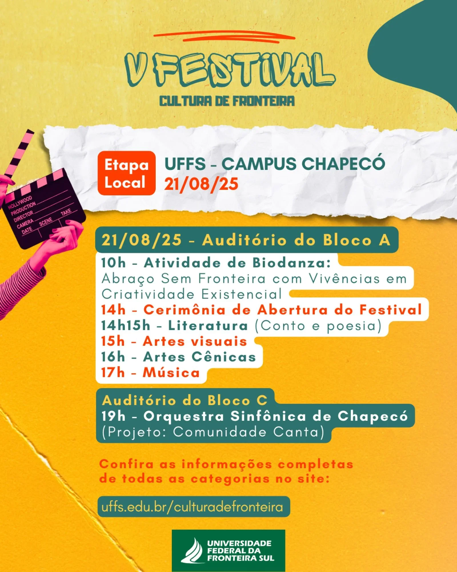 V Festival Cultura de Fronteira - Etapa Chapecó