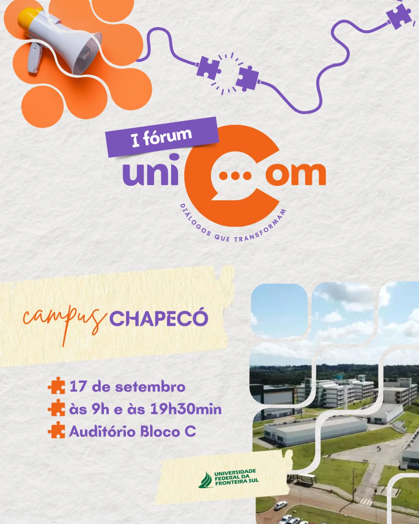 I Fórum de Comunicação Social da UFFS