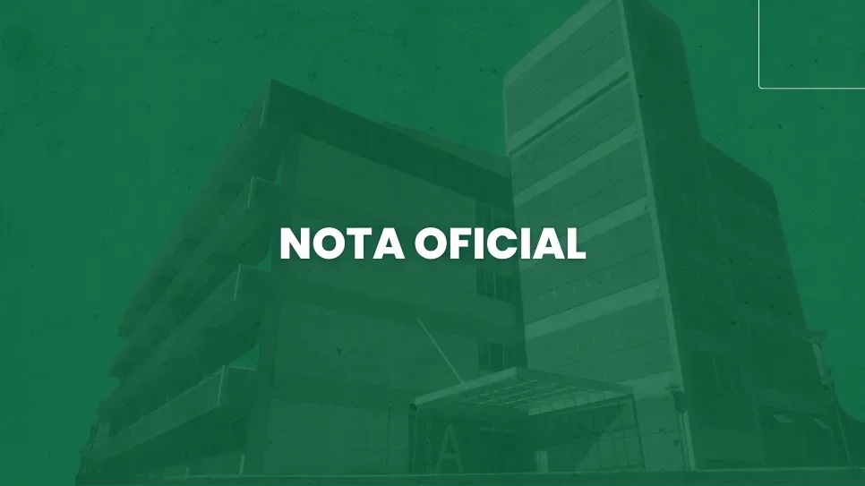 Nota Oficial - Suspensão das aulas presenciais