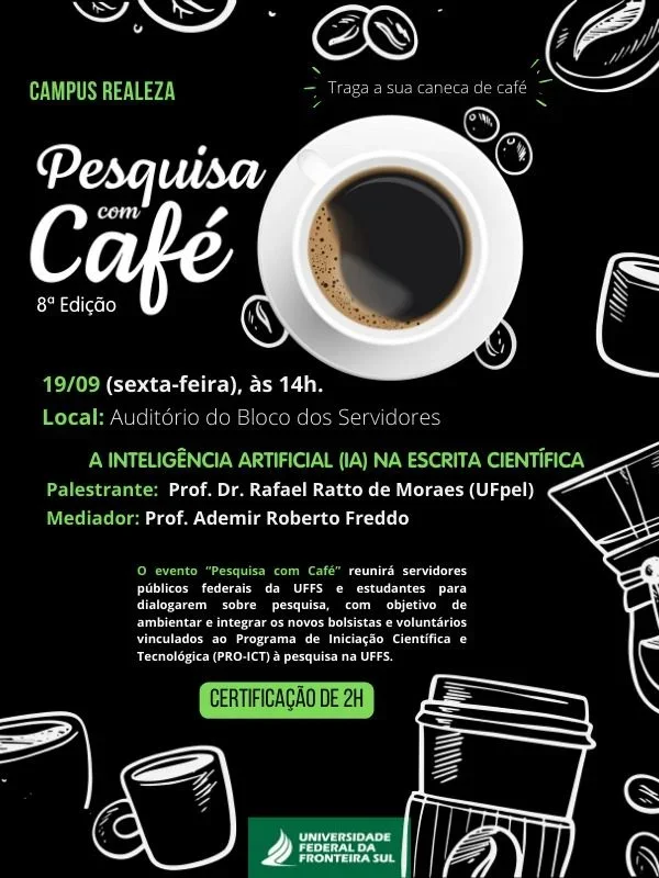 Pesquisa com Café Campus Realeza - 8ª edição