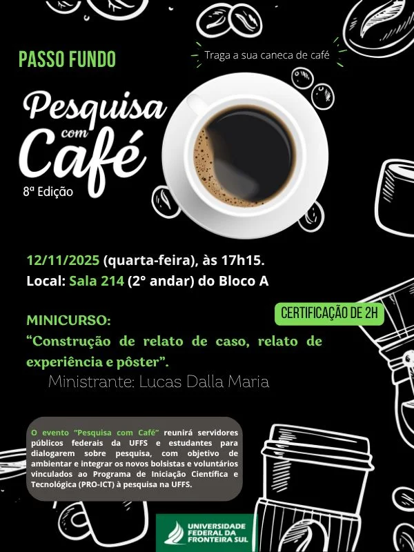 Pesquisa com Café (8ª Edição) - Campus Passo Fundo