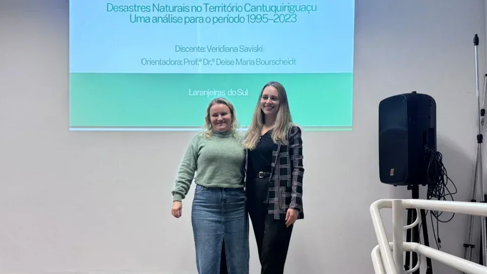  Trabalho de Conclusão de Curso reúne informações sobre desastres naturais