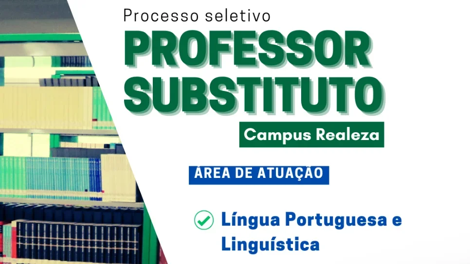 Campus Realeza abre seleção para contratação de professor substituto na área de  Língua Portuguesa e Linguística
