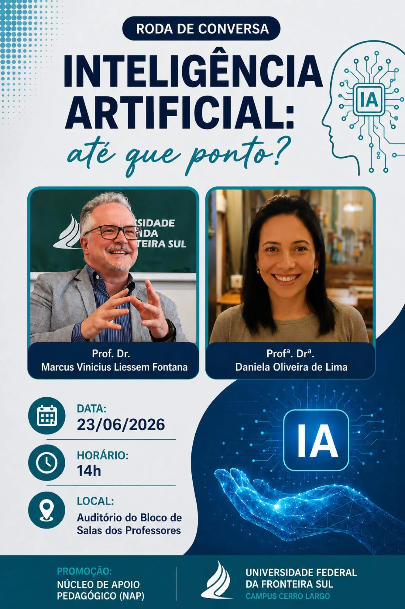 Roda de Conversa -  Inteligência Artificial: até que ponto?