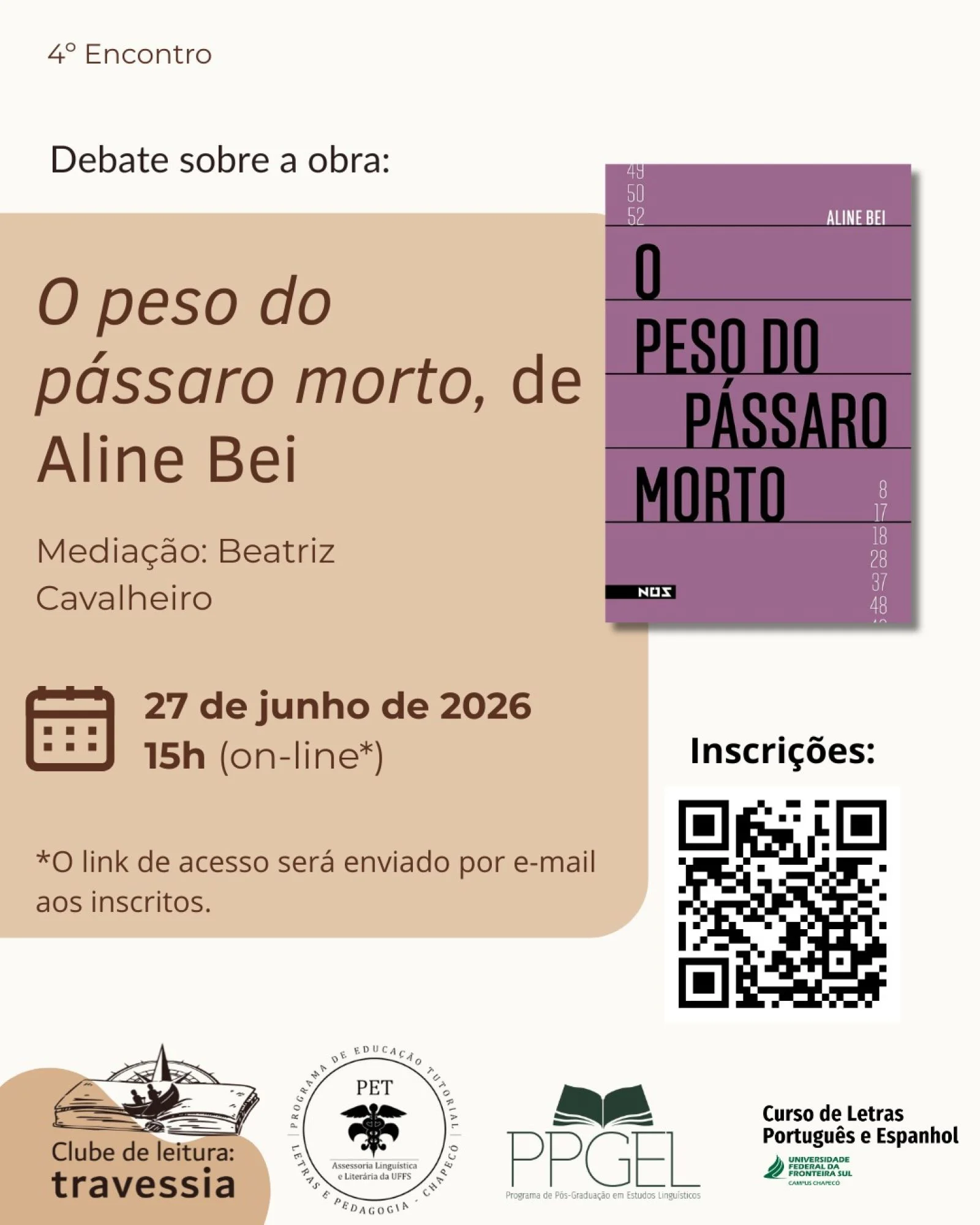 4º encontro do Clube de Leitura Travessia