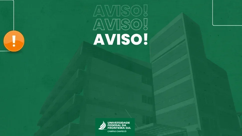 Aviso - Biblioteca Campus Chapecó