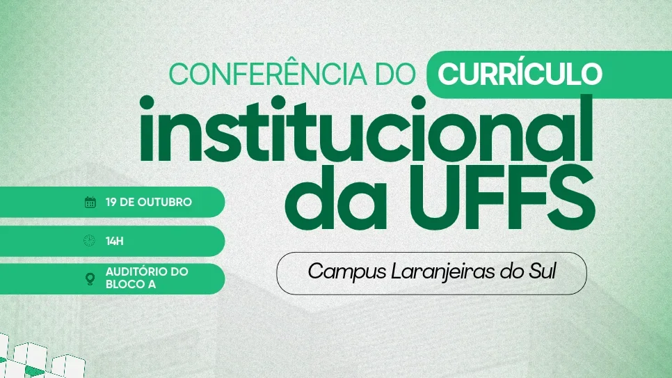 Campus Laranjeiras do Sul realiza plenária local da Conferência do Currículo Institucional no dia 19 de outubro